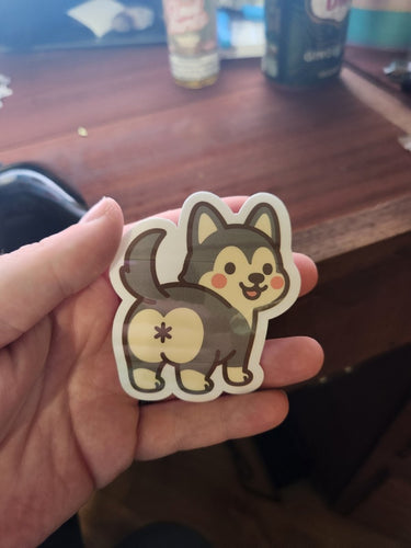 Husky Booty Sticker - Sticker - Charm and Char